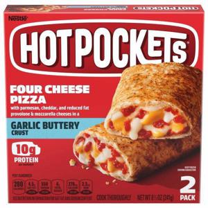 Hot Pockets Sandwich, Four Cheese Pizza, 2 Pack