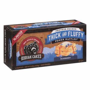 Kodiak Cakes Power Waffles, Blueberry, Protein-Packed, Thick and Fluffy