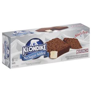 Klondike No Sugar Added Ice Cream Bars, Krunch