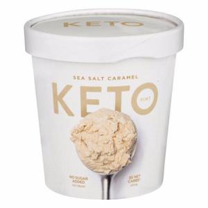 Keto Ice Cream, Sea Salt Caramel