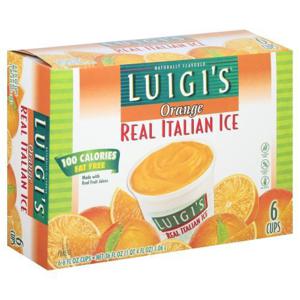 LUIGI'S Italian Ice, Real, Orange