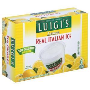 LUIGI'S Italian Ice, Real, Lemon