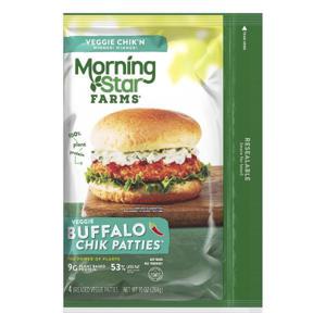 Morningstar Farms Veggie Patties, Breaded, Buffalo Chik Patties