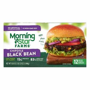 MorningStar Farms Veggie Burgers, Chipotle Black Bean