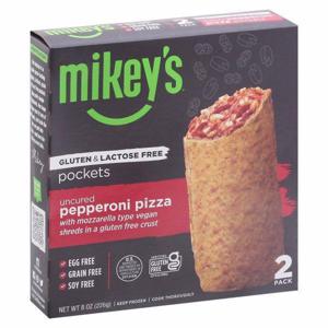 Mikey's Pizza Pockets, Uncured Pepperoni, 2 Pack