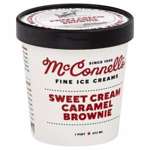 McConnell's Ice Cream, Sweet Cream Caramel Brownie