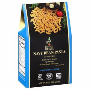 IncrediBean Pasta, Gluten Free, Navy Bean, Traditional Elbows