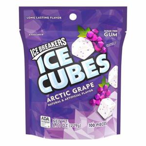 Ice Breakers Ice Cubes Gum, Sugar Free, Arctic Grape