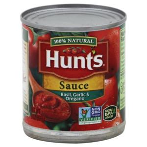 Hunts Tomato Sauce, Basil, Garlic & Oregano