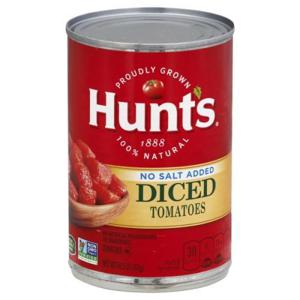 Hunts Tomatoes, No Salt Added, Diced