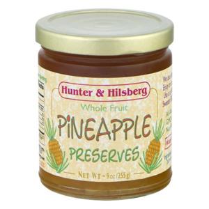 HUNTER & HILSBERG Preserves, Pineapple, Whole Fruit