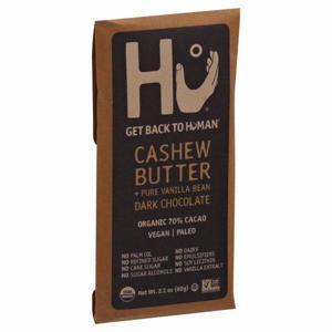 HU Dark Chocolate, Cashew Butter + Pure Vanilla Bean, 70% Cacao