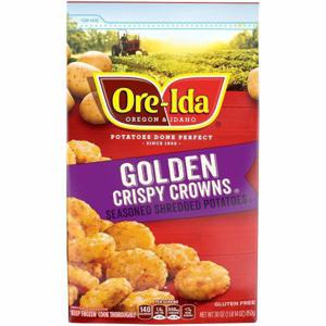 Ore Ida Golden Crispy Crowns Seasoned Shredded Potatoes