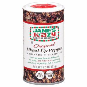 Jane's Krazy Mixed-Up Seasonings Marinade & Seasoning, Mixed-Up Pepper, Original