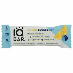 IQ Bar Protein Bar, Lemon Blueberry