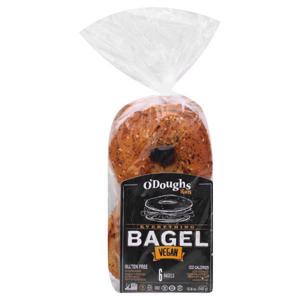 O'Doughs Bagels, Vegan, Everything, Thins