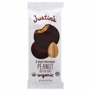 Justin's Peanut Butter Cups, Organic, Dark Chocolate