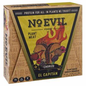 No Evil Foods Chorizo, Plant-Based, Crumbles