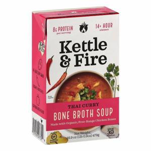 Kettle & Fire Bone Broth Soup, Thai Curry