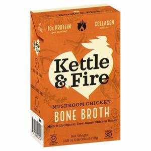 Kettle & Fire Bone Broth, Mushroom Chicken