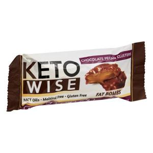 Keto Wise Fat Bombs, Chocolate Pecan Clusters