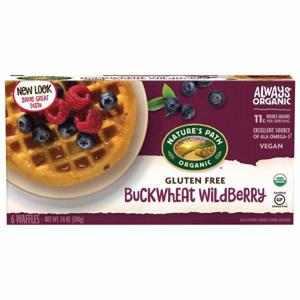 Nature's Path Organic Waffles, Gluten Free, Buckwheat Wildberry