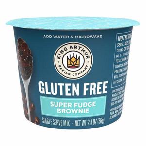 King Arthur Baking Company Super Fudge Brownie, Gluten Free, Single Serve Mix