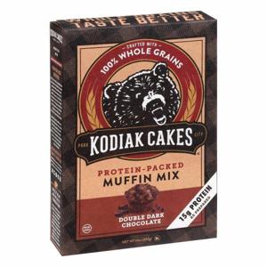 Kodiak Cakes Muffin Mix, Double Dark Chocolate, Protein-Packed