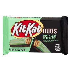 Kit Kat Chocolate, Mint + Dark, Duos