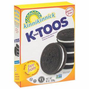 Kinnikinnick Kinni Toos Creme Cookies, Chocolate Sandwich