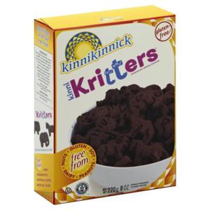 Kinnikinnick Kinni Kritters Cookies, Animal, Chocolate