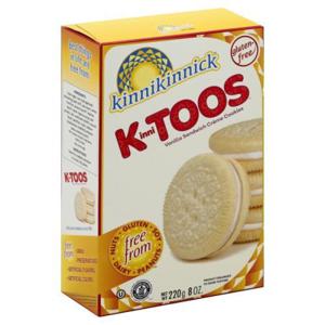 Kinnikinnick Kinni Toos Cookies, Sandwich Creme, Vanilla