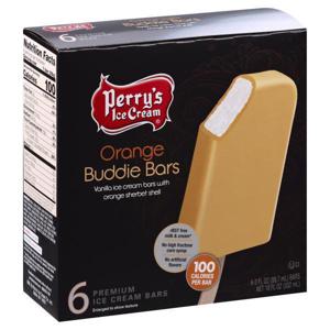 Perry's Ice Cream Buddie Bars, Orange