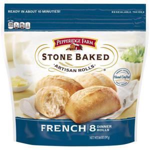 Pepperidge Farm Stone Baked Artisan Rolls Frozen French Rolls