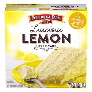 Pepperidge Farm Layer Cake, Luscious Lemon