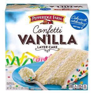 Pepperidge Farm Layer Cake, Confetti Vanilla