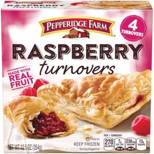 Pepperidge Farm Frozen Raspberry Turnovers Pastries