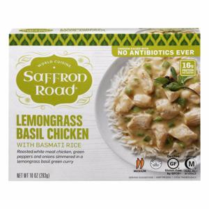 Saffron Road Lemongrass Basil Chicken, with Basmati Rice, Medium