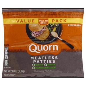 Quorn Patties, Meatless, Value Pack