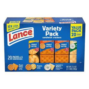 Lance Sandwich Crackers, Variety Pack, Value Pack