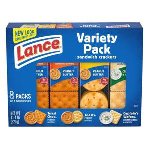 Lance Sandwich Crackers, Variety Pack