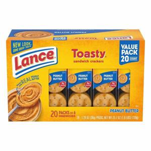 Lance Sandwich Crackers, Peanut Butter, Value Pack