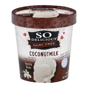 SO DELICIOUS Frozen Dessert, Non-Dairy, Coconut Milk, Vanilla Bean