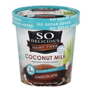 SO DELICIOUS Frozen Dessert, Non-Dairy, Coconut Milk, Chocolate