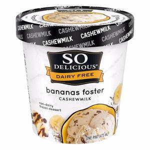 So Delicious Frozen Dessert, Dairy Free, Bananas Foster, Cashewmilk