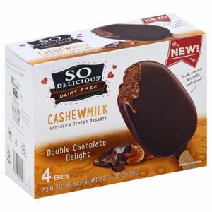 So Delicious Dairy Free Frozen Dessert, Non-Dairy, Cashew Milk, Double Chocolate Delight