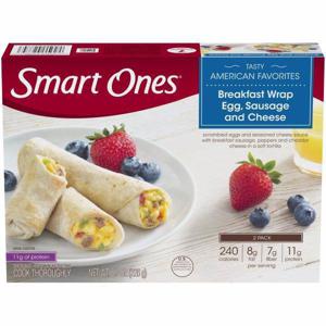 Smart Ones Tasty American Favorites Breakfast Wrap Egg Sausage & Cheese