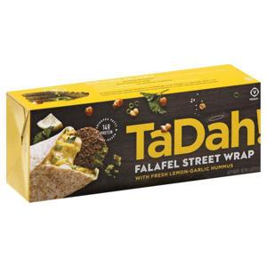 TaDah! Falafel Street Wrap, with Fresh Lemon-Garlic Hummus