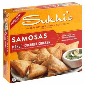 Sukhi's Samosas, Mango-Coconut Chicken