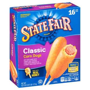 STATE FAIR Classic Corn Dogs, 42.72 oz, 16 Count (Frozen)